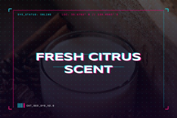 fresh citrus scent